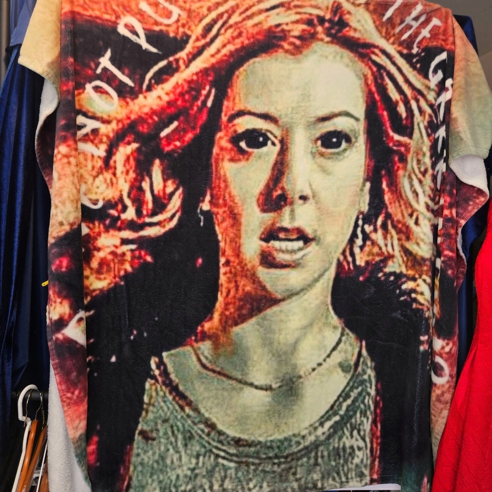 Buffy the Vampire Slayer Willow Rosenberg Fleece Throw Blanket 50x60 Multicolor